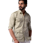 Men's Comfy Moss Green Hunting Style Shirt | Outdoor Comfort & Adventure